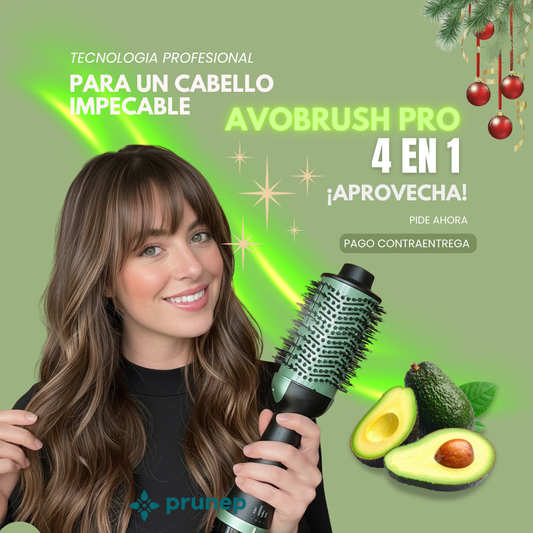 AvoBrush Pro® Cepillo Secador Aguacate Alisador